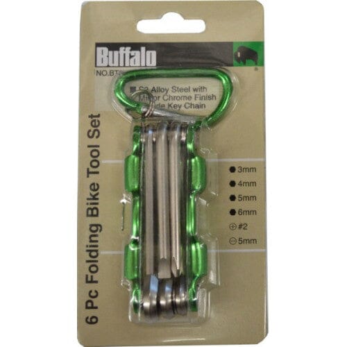 Buffalo Bike Tool Kit 6 Function Folding Alloy