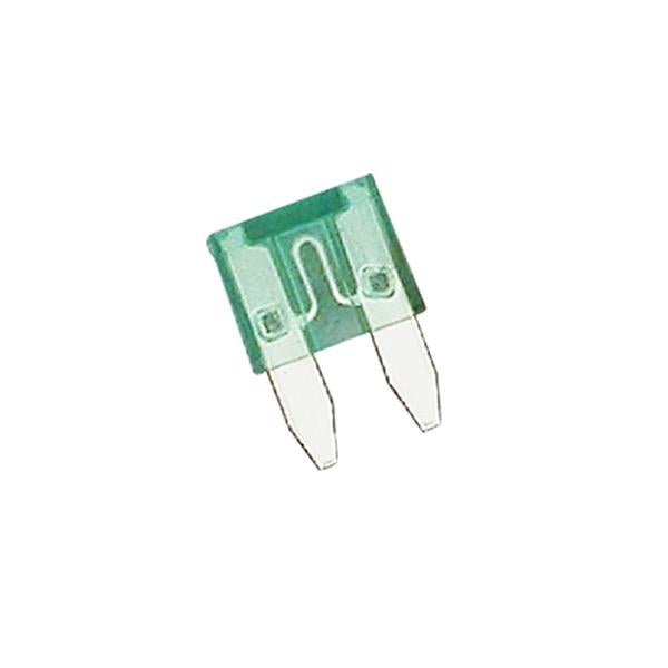 Champion 30Amp Mini Blade Fuse (Green) -15Pk | Auto Fuses - Mini Blade-Automotive & Electrical Accessories-Tool Factory