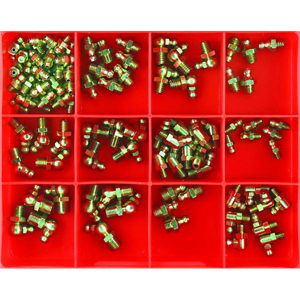 Champion 105Pc Metric Grease Nipple Assortment | Assortments - Grease Nipples-Fasteners-Tool Factory