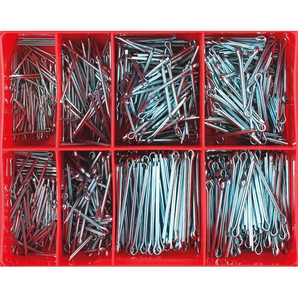 Champion 800Pc Split Pin Assortment 1.6 - 3.2Mm | Assortments - Split (Cotter) Pins-Fasteners-Tool Factory