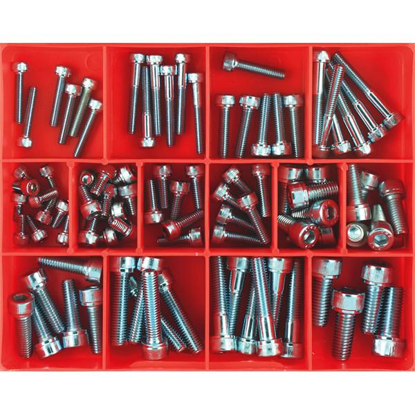 Champion 90Pc Metric Socket Head Cap Screw Assortment Gr8.8 | Assortments - Screws-Fasteners-Tool Factory