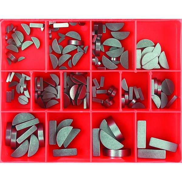 Champion 164Pc Metric Woodruff Key Assortment | Assortments - Woodruff Keys-Fasteners-Tool Factory