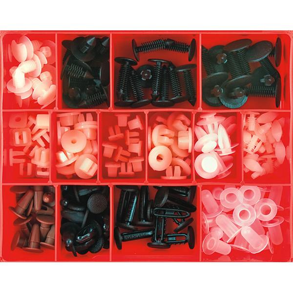 Champion 180Pc Plastic Trim Clip Assortment | Assortments - Misc-Fasteners-Tool Factory