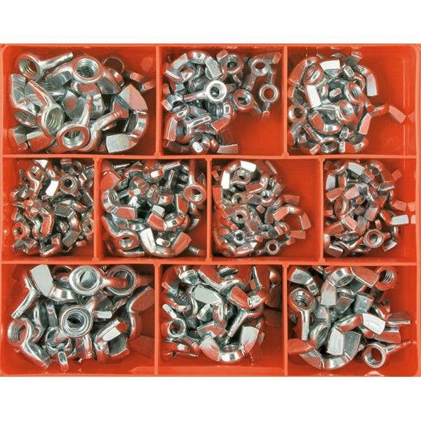 Champion 240pc Metric/UNC Wing Nut Assortment (Zinc)