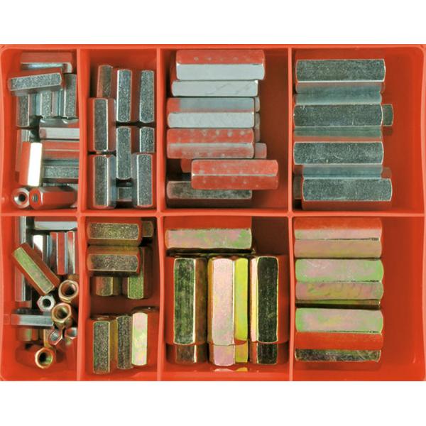 Champion 92Pc Metric/Unc Coupling Nut Assortment | Assortments - Misc-Fasteners-Tool Factory