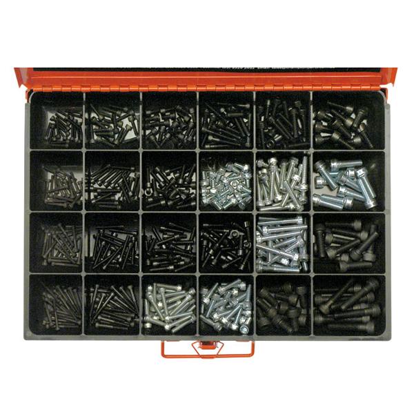 430Pc Metric Socket Hd Cap Screw Assortment Gr8.8 | Master Kits - Socket Cap Screws-Fasteners-Tool Factory