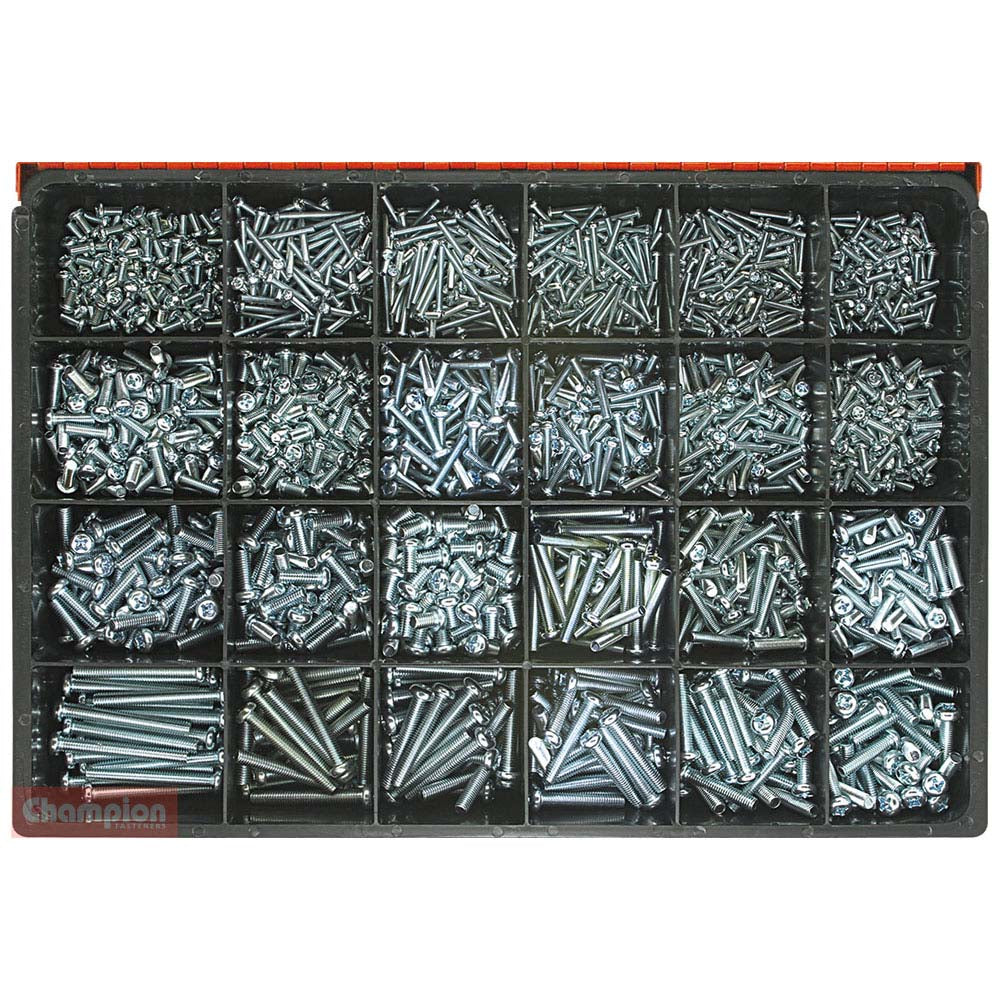 Champion Master Kit 1785pc Metric Machine Screw Asst