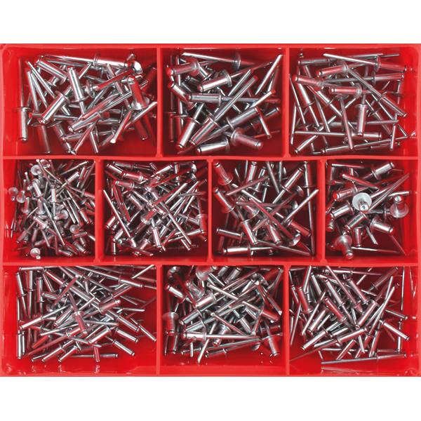 Champion 505Pc Aluminium Blind Rivet Assortment | Assortments - Misc-Fasteners-Tool Factory