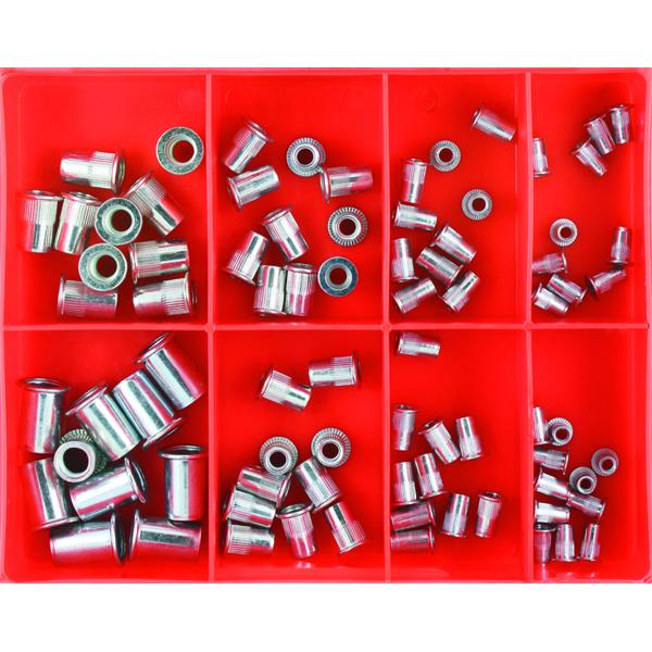 Champion 80Pc Rivet Nut Insert Assortment - Steel | Assortments - Misc-Fasteners-Tool Factory
