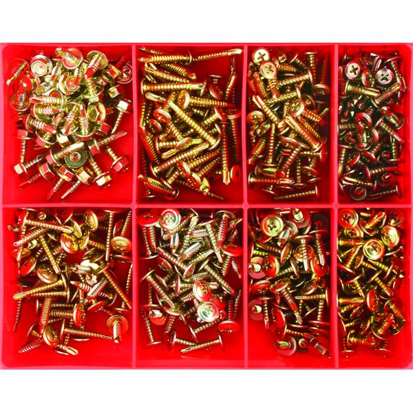 Champion 400Pc Self Drilling Screw Assortment | Assortments - Screws-Fasteners-Tool Factory