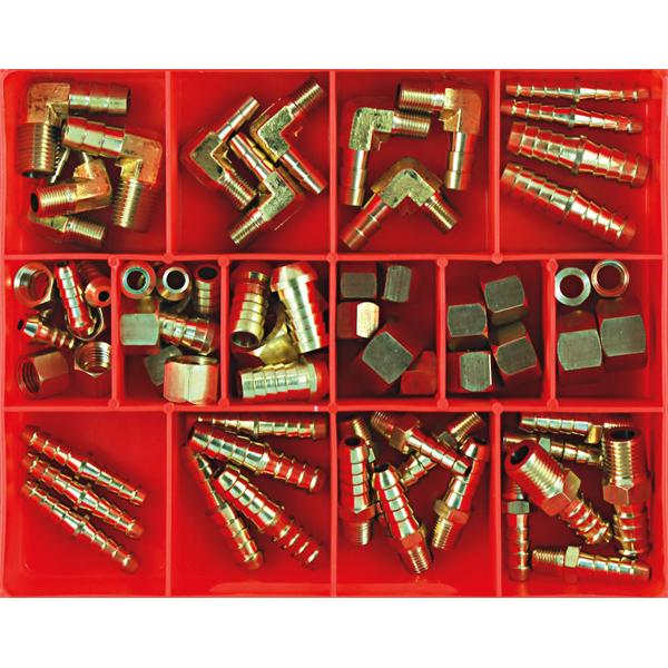 Champion 59Pc Brass Petrol Fittings Assortment | Assortments - Brass-Fasteners-Tool Factory