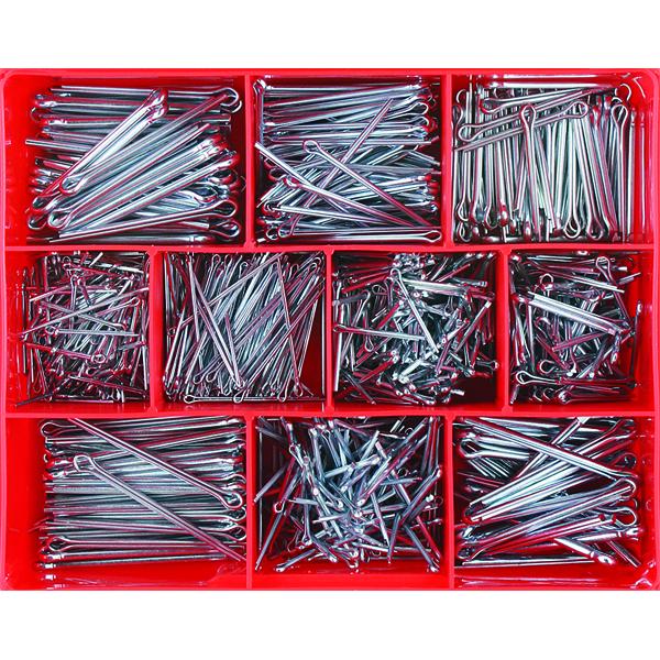 795Pc Mm & Sae Split (Cotter) Pin Assortment | Assortments - Split (Cotter) Pins-Fasteners-Tool Factory