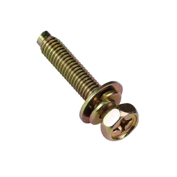 M6 X 30Mm Sems Hex/Ph Bolt W/Spring & Flat Washer | Bulk Packs - SEMS Fasteners-Fasteners-Tool Factory