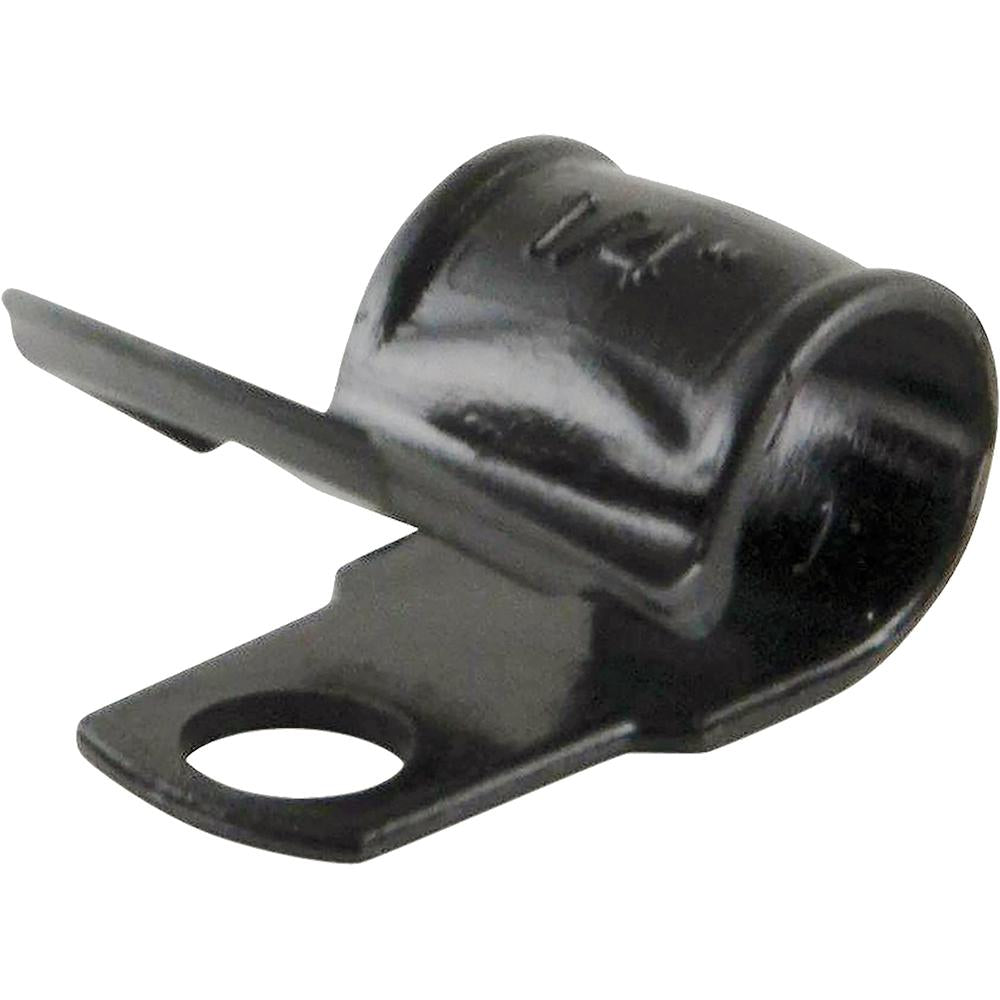 Isl Nylon 'P' Cable Clamp 6Mm - Black - 100Pk | P' Cable Clamp-Cable Ties-Tool Factory