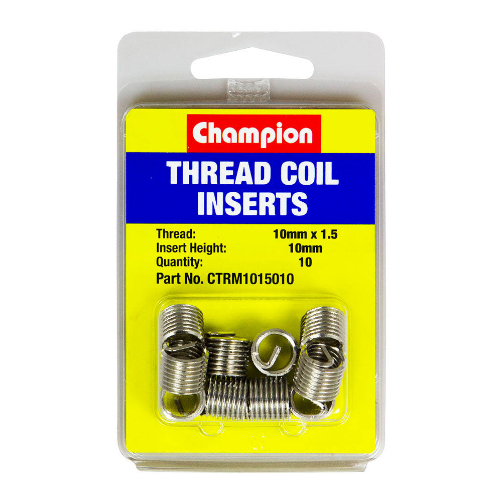 Champion M10 x 1.50 x 10mm Thread Insert Refills -10pk