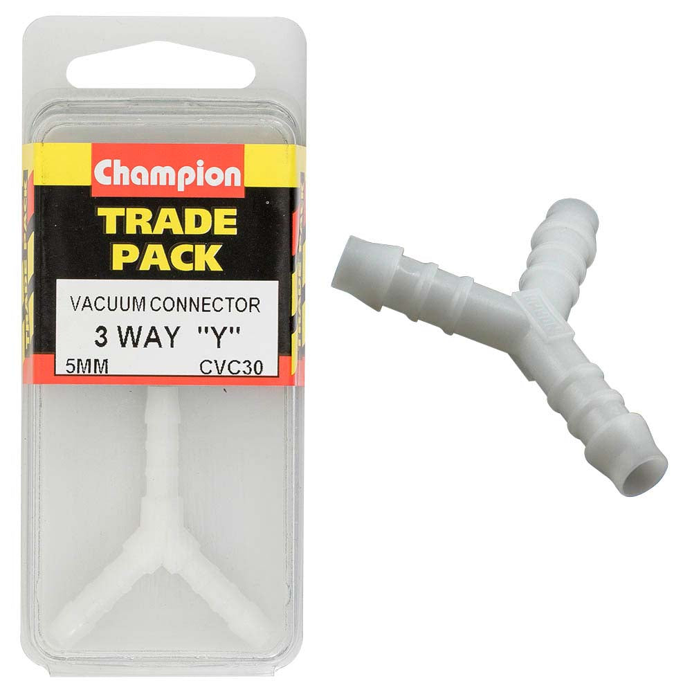 Champion Vacuum Hose - 3-Way Y Piece 5mm