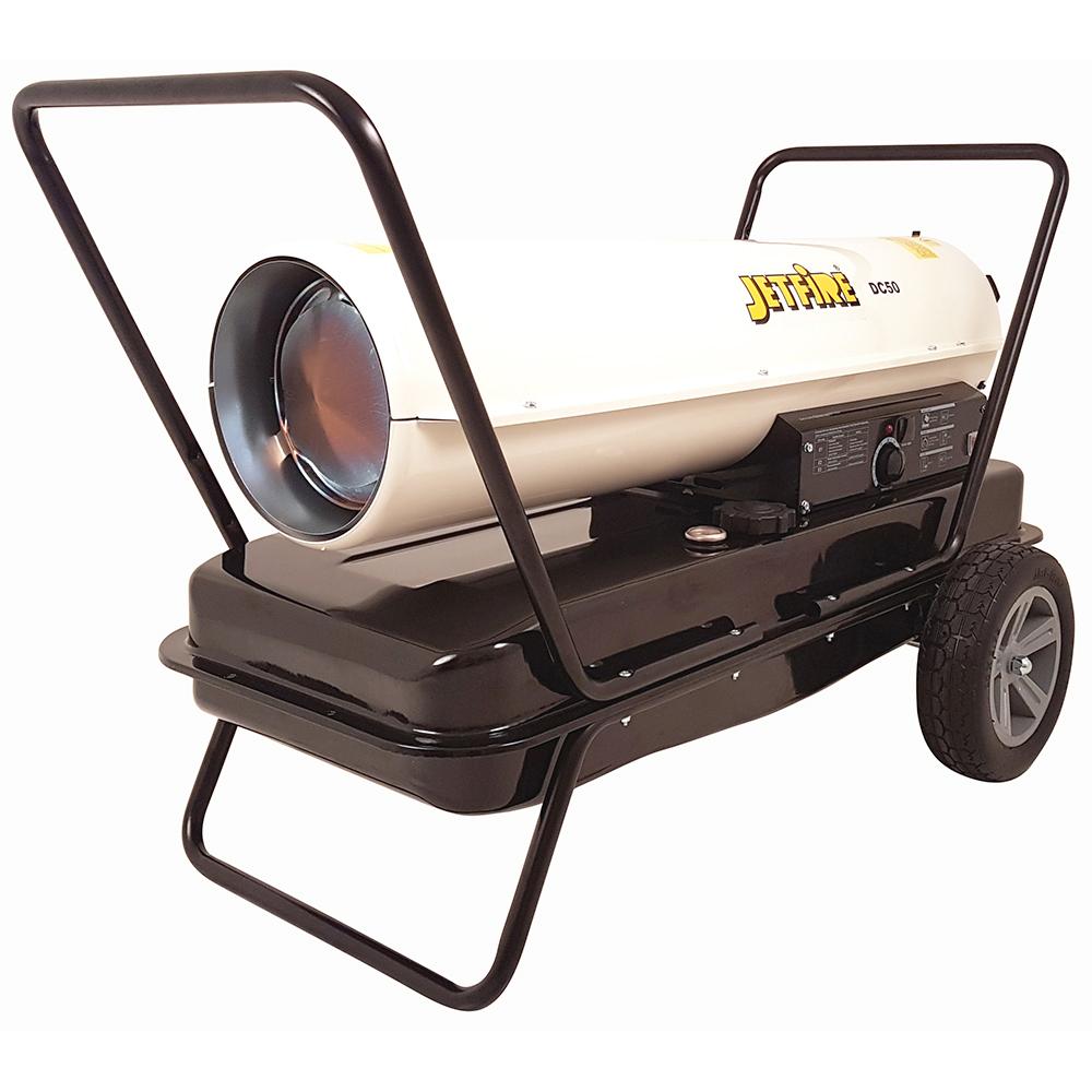 Jetfire Industrial Direct Fire Fan Forced Diesel Heaters 50kW