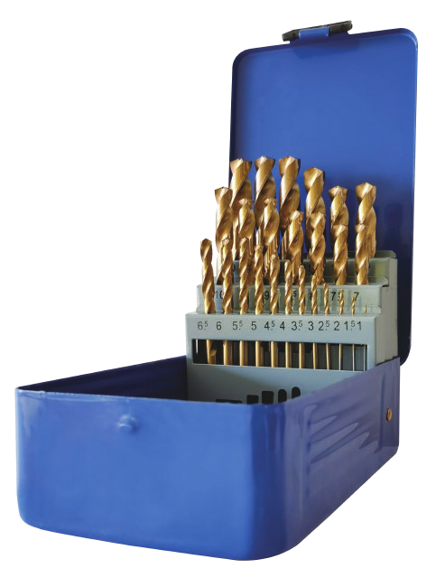 M2 HSS TiN Coated Jobber Drill Set 1 - 13mm
