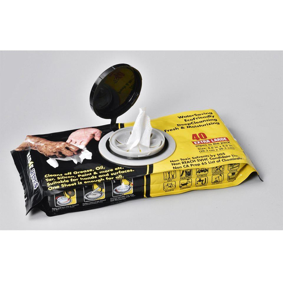 Ridof 40pc Industrial Wipes Handy Pack-Industrial Wipes Handy Pack-Tool Factory