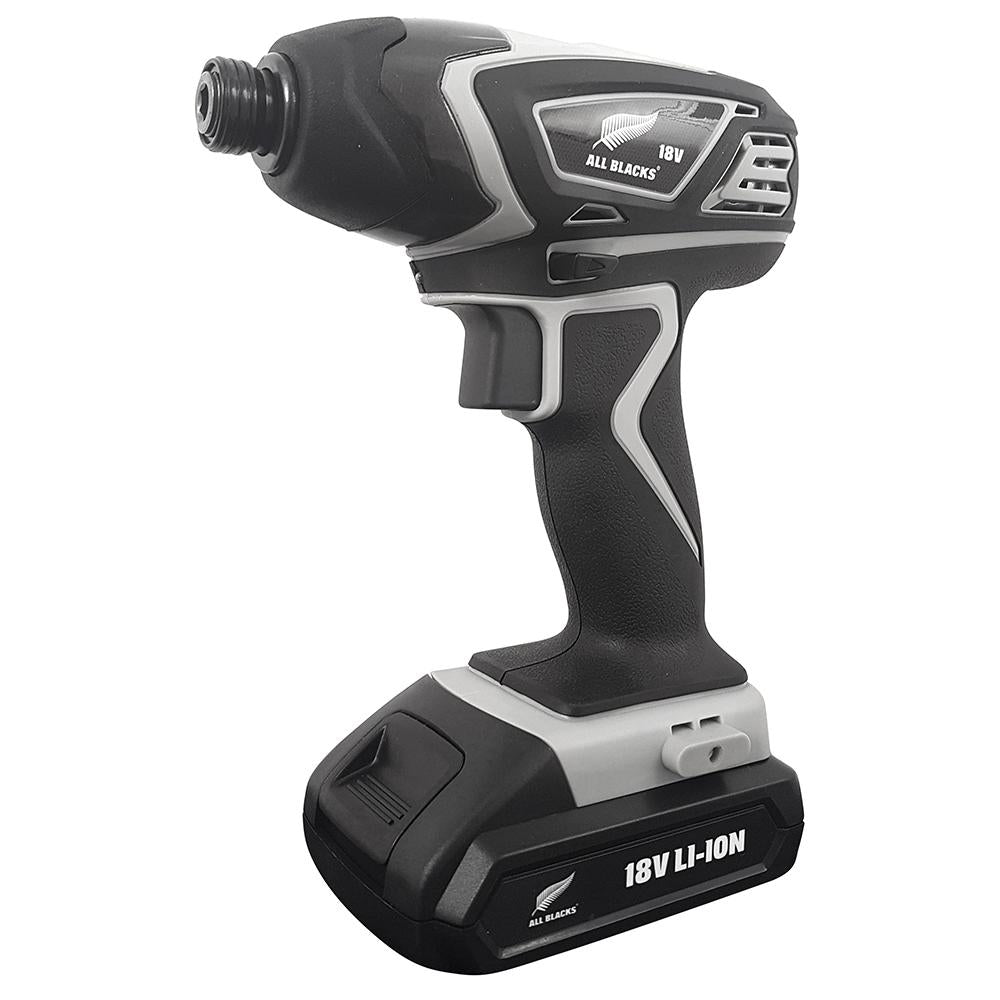 NZ Rugby ALL BLACKS 18V Lithium-Ion Heavy-Duty Cordless Impact Driver