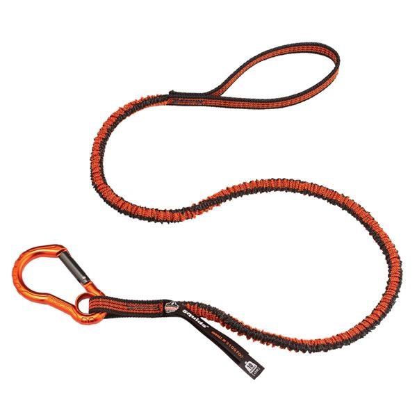 Ergodyne Shock Ab Sgl Carabineer 96-122Cm 4.5Kg | Lanyards (Tethering)-Tool Tethering System-Tool Factory