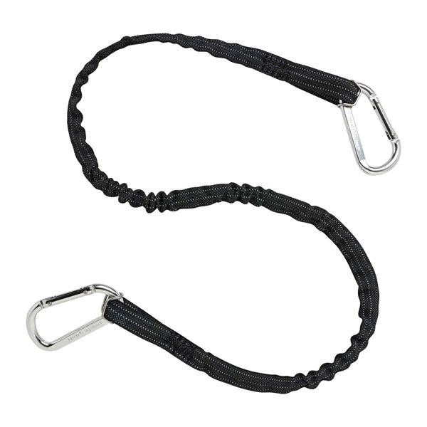 Ergodyne Dual Carabineer 89-110Cm 4.6Kg Black | Lanyards (Tethering)-Tool Tethering System-Tool Factory
