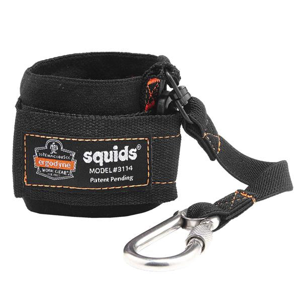 Ergodyne Pull-On Wrist Ss Sgl Carabineer 20Cm 1.4Kg | Lanyards (Tethering)-Tool Tethering System-Tool Factory
