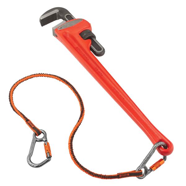 Ergodyne S/Ab Lock Dual Carabineer 96-178Cm 6.8Kg | Lanyards (Tethering)-Tool Tethering System-Tool Factory