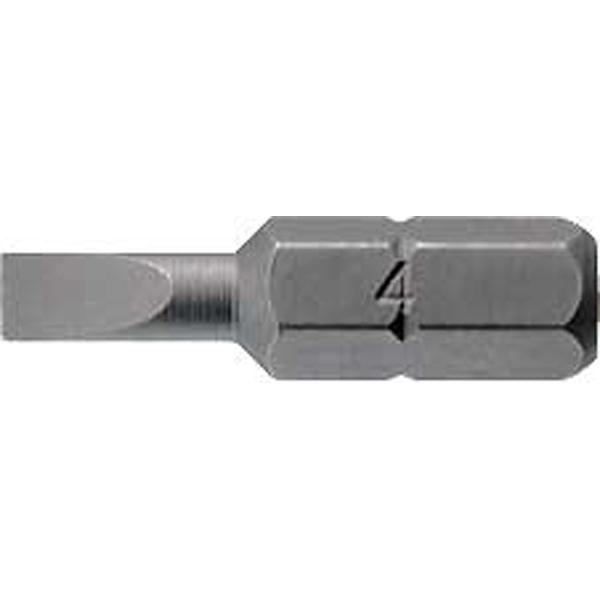 Teng 3Pc 1/4In Hex Fl1.6 X 8.0Mm Bit Mm(L) | Bits & Drivers - Flat (25mm Long)-Hand Tools-Tool Factory