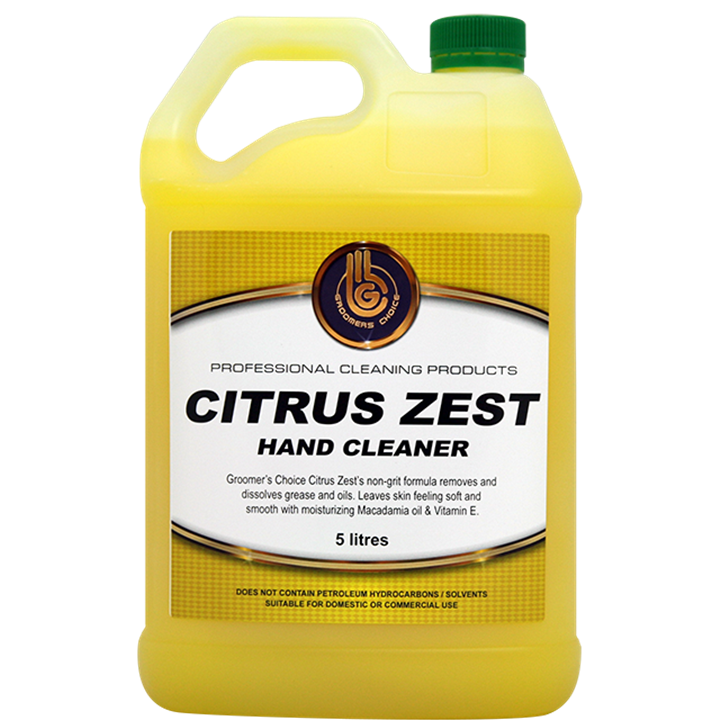 Groomers Choice Citrus Zest Hand Cleaner 5L-Hand Cleaners-Tool Factory
