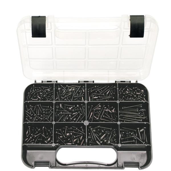 Champion Gj Grab Kit 710Pc Self-Tapping Pan Head Blk | Grab Kits-Fasteners-Tool Factory