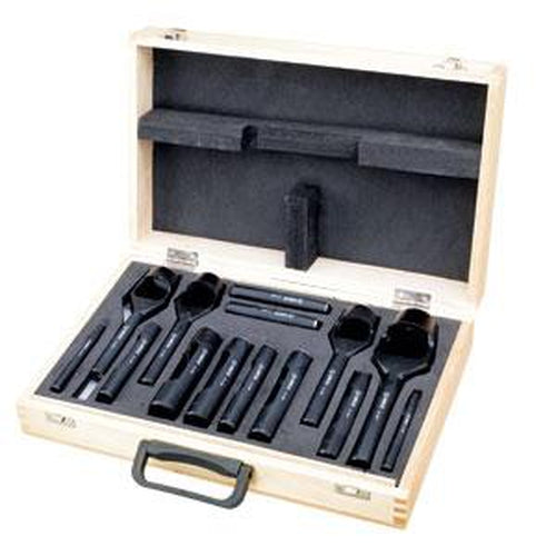 Groz 14Pc Hollow & Arch Hole Punch Set | Punches & Chisels - Sets-Hand Tools-Tool Factory