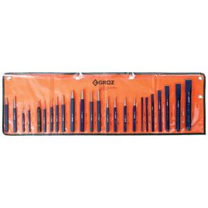 Groz 24Pc Punch And Chisel Set | Punches & Chisels - Sets-Hand Tools-Tool Factory