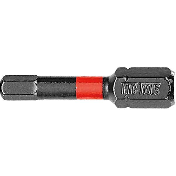 Teng 5Pc 1/4In Hex 6Mm Impact Screwdriver Bit 30Mm | Accessories - Hex-Power Tools-Tool Factory