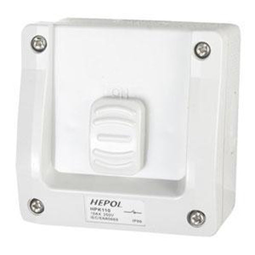 10A Weatherproof 1 Gang Surface Switch Ip66** | Plugs & Sockets - Surface Switches-Automotive & Electrical Accessories-Tool Factory