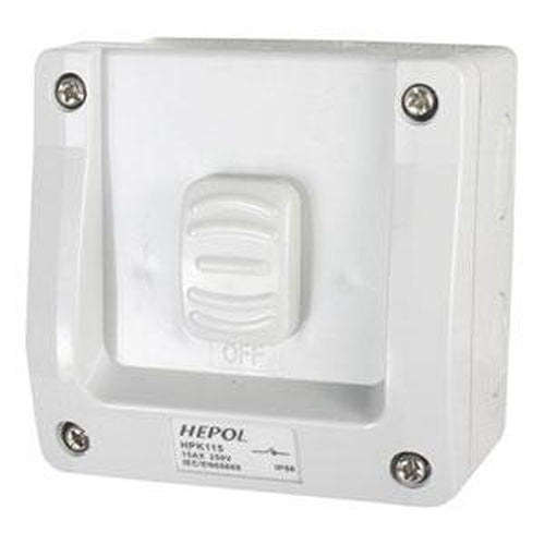 15A Weatherproof 1 Gang Surface Switch Ip66** | Plugs & Sockets - Surface Switches-Automotive & Electrical Accessories-Tool Factory