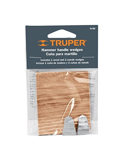 Truper Handle Repair Kit Hammer - Wood & Steel Wedge W-MA