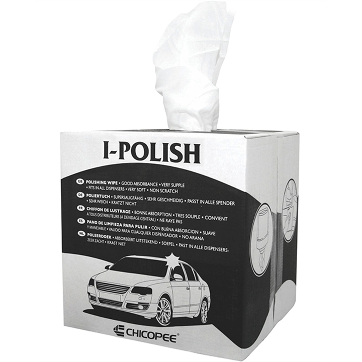 Chicopee I-Polish Cloth Roll White (180 Sheets)-Tack Cloths & Wipes-Tool Factory