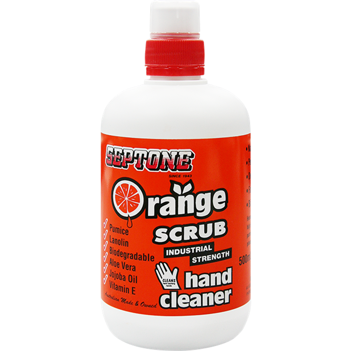 Septone Orange Scrub 500Ml-Hand Cleaners-Tool Factory