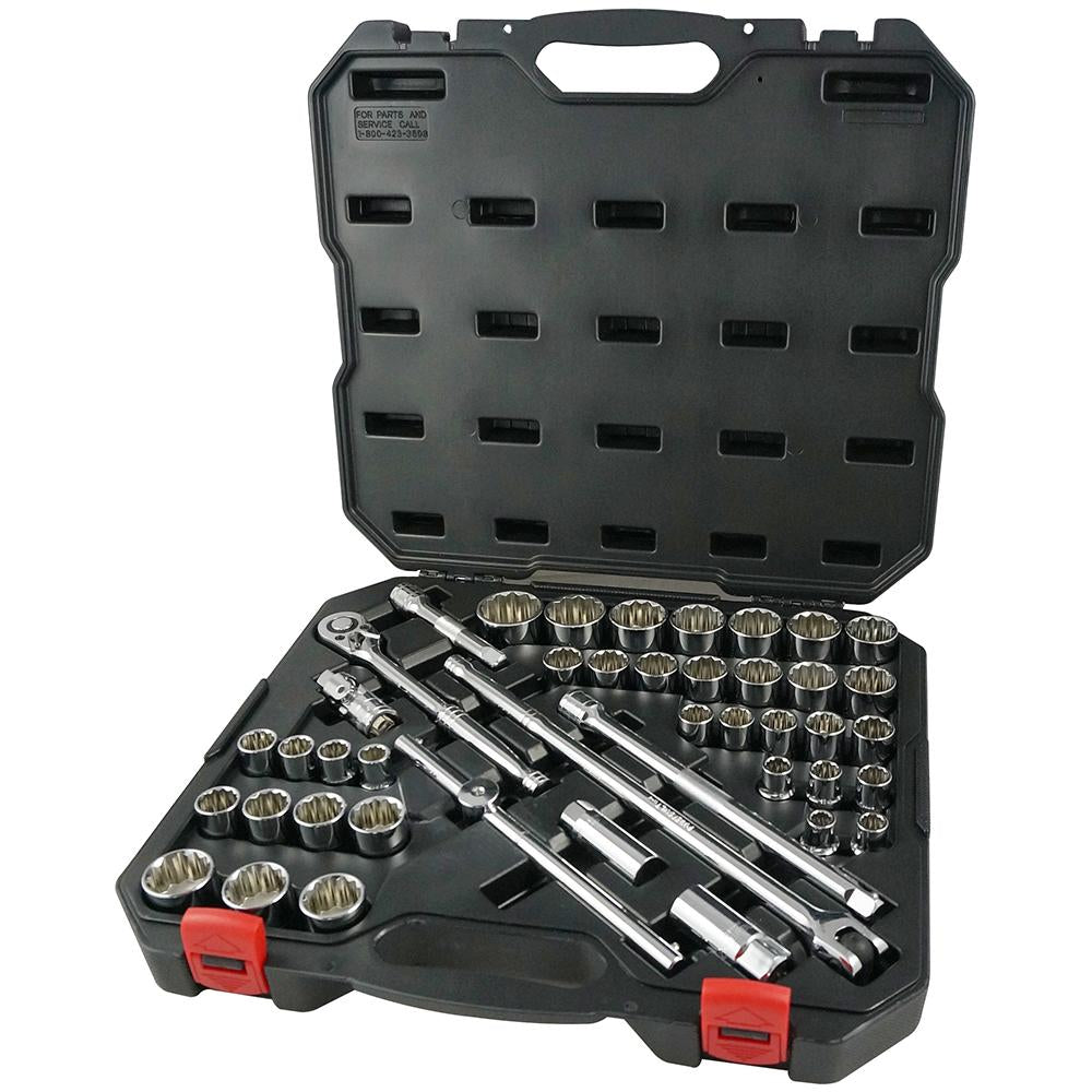 Powerbuilt 1/2” Dr 44pc Combination Socket Set