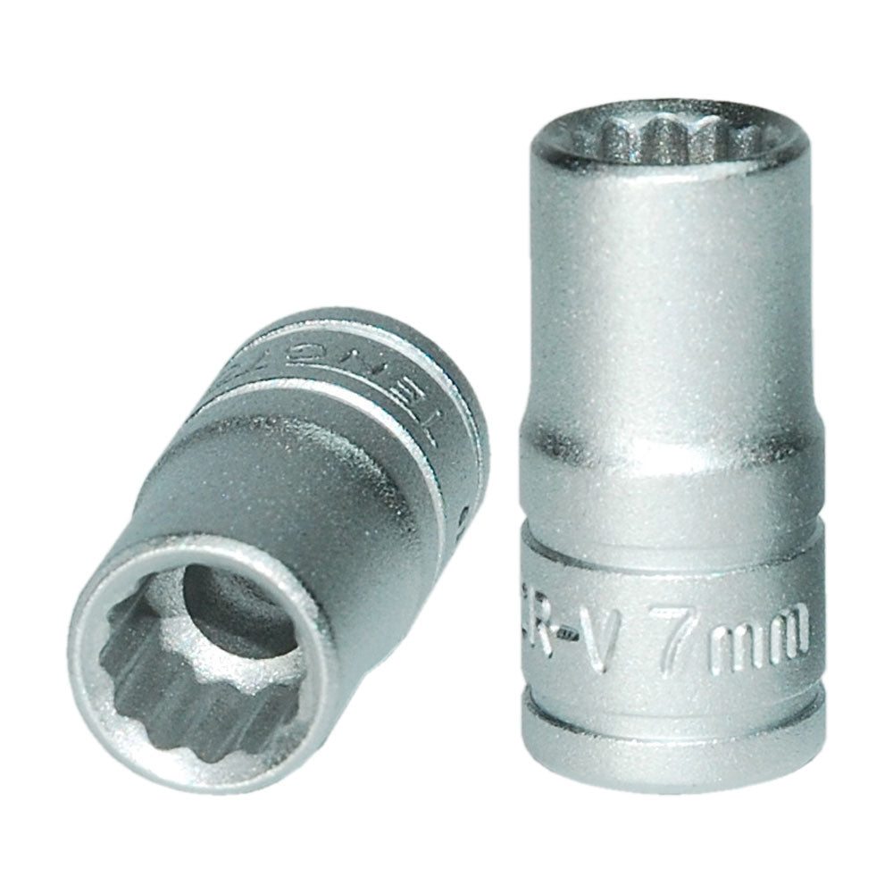 Teng 1/4in Dr. Socket 7mm 12pt