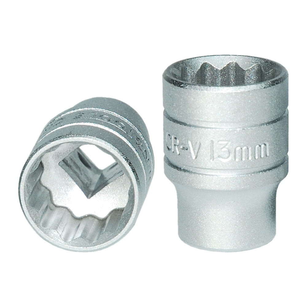 Teng 1/4in Dr. Socket 13mm 12pt
