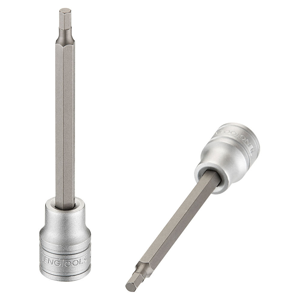 Teng 3/8in Dr. Long Hex Bit Socket 4mm