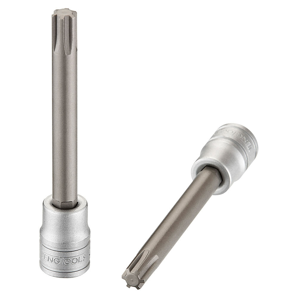 Teng 3/8in Dr. Long Ribe Bit Socket # 09