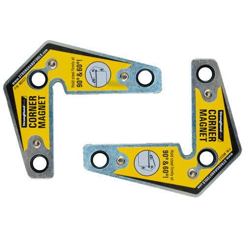 Strong Hand Corner Magnet 14kg (2pc)-Hand Tools-Tool Factory