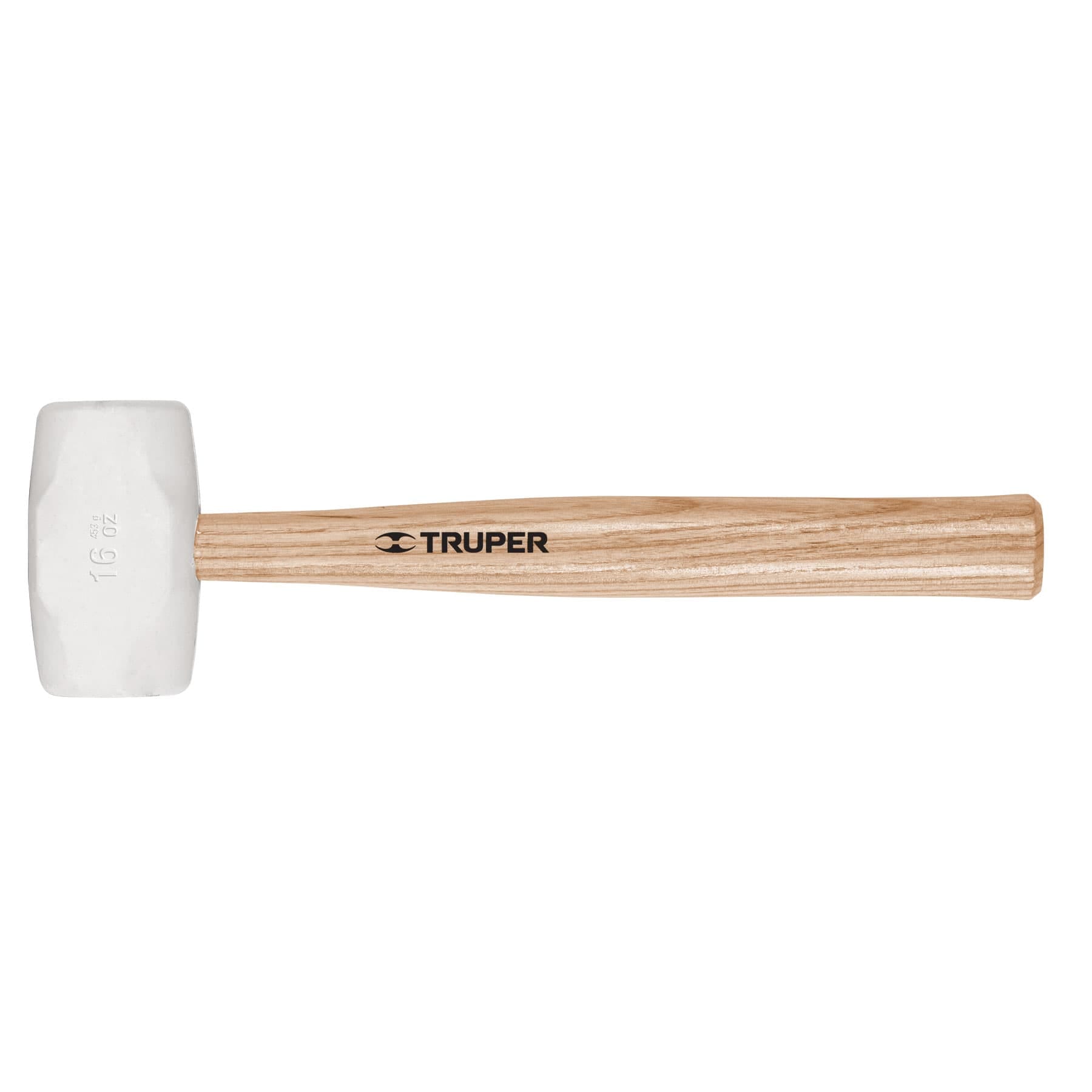 Truper Rubber Mallet White  non marking with Wooden Handle 1lb