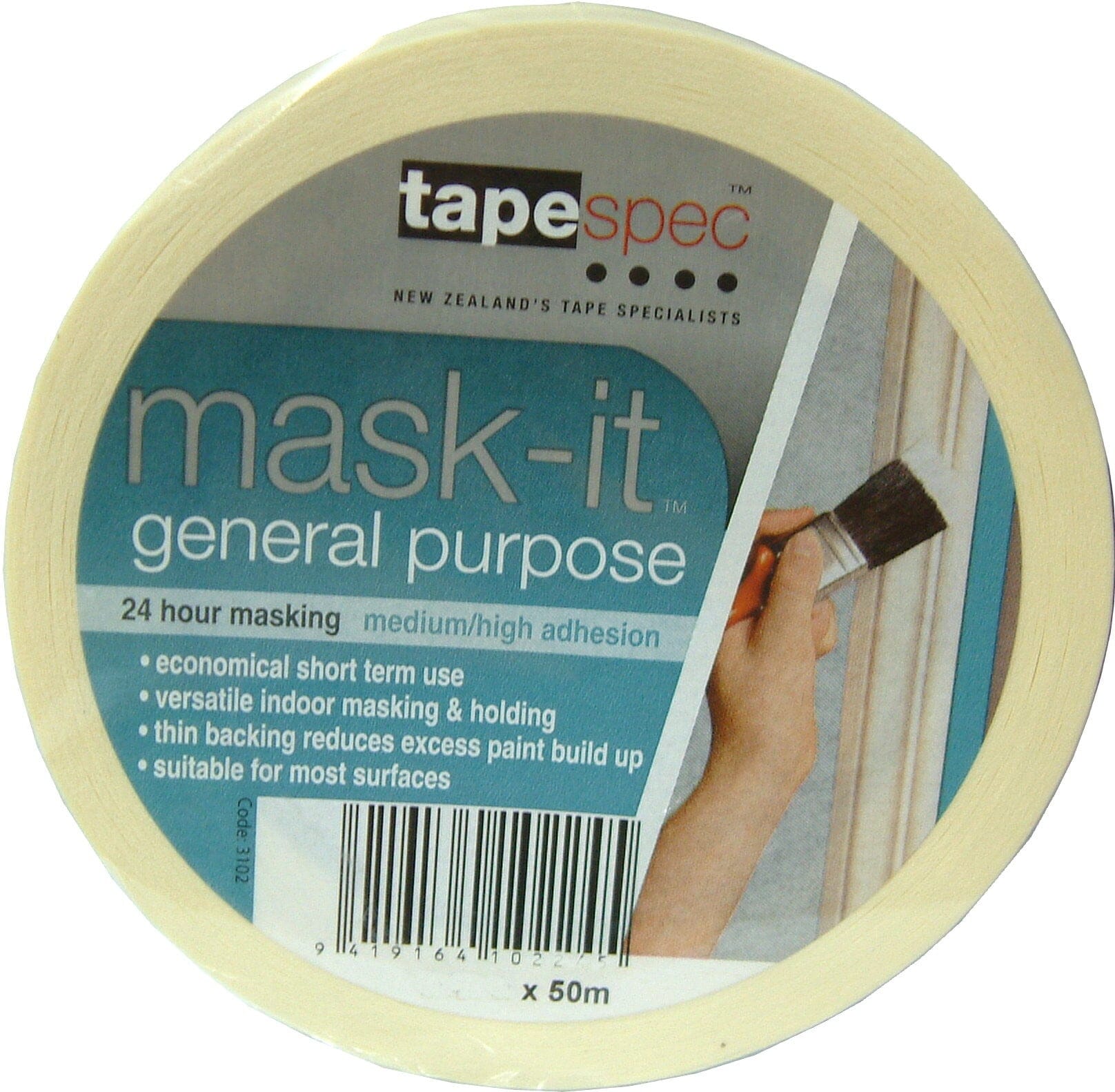 Tapespec Masking Tape - 50m Roll #312 18mm Mask-it