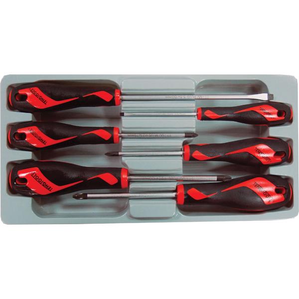 Teng 6Pc Md Tt-Mv+ Fl-Ph-Pz Screwdriver Set | Screwdrivers - Sets-Hand Tools-Tool Factory