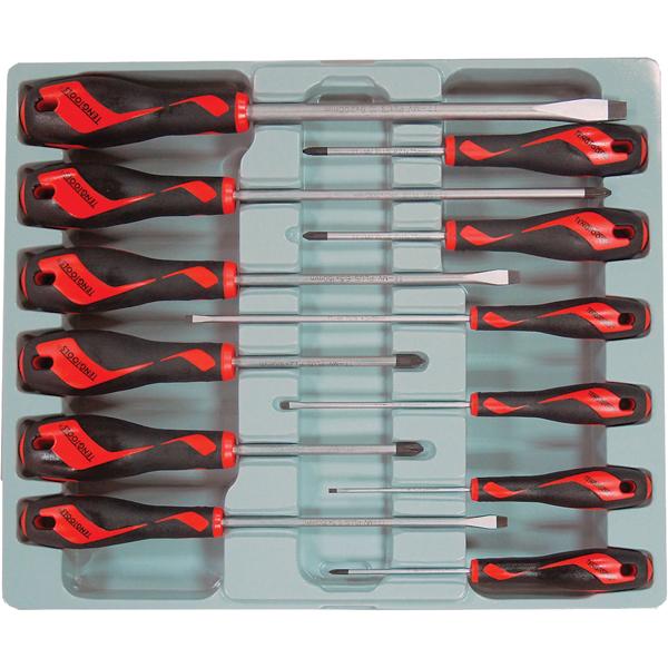 Teng 12Pc Md Tt-Mv+ Fl-Ph-Pz Screwdriver Set | Screwdrivers - Sets-Hand Tools-Tool Factory