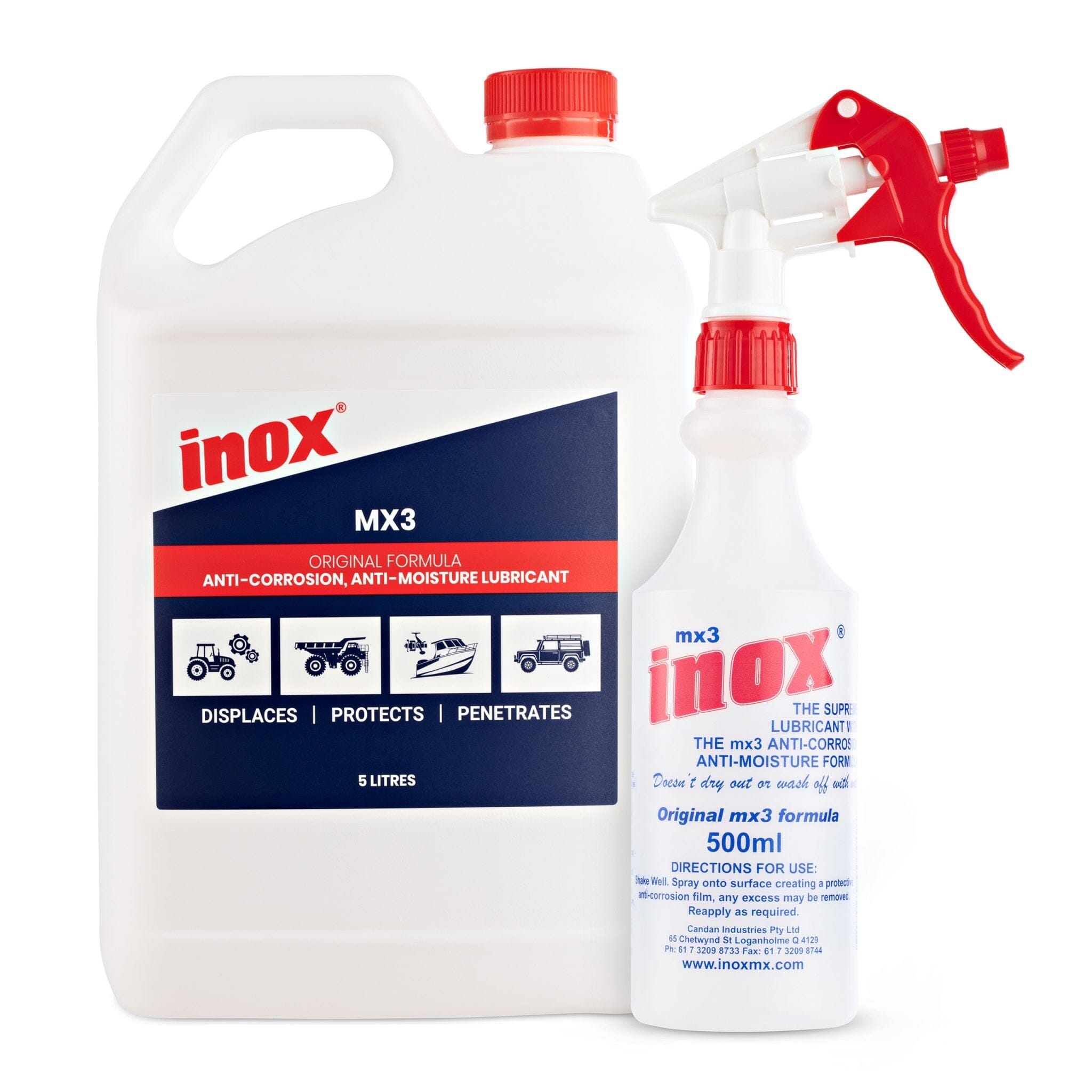 Inox MX3 Lubricant with Applicator Bottle 5L